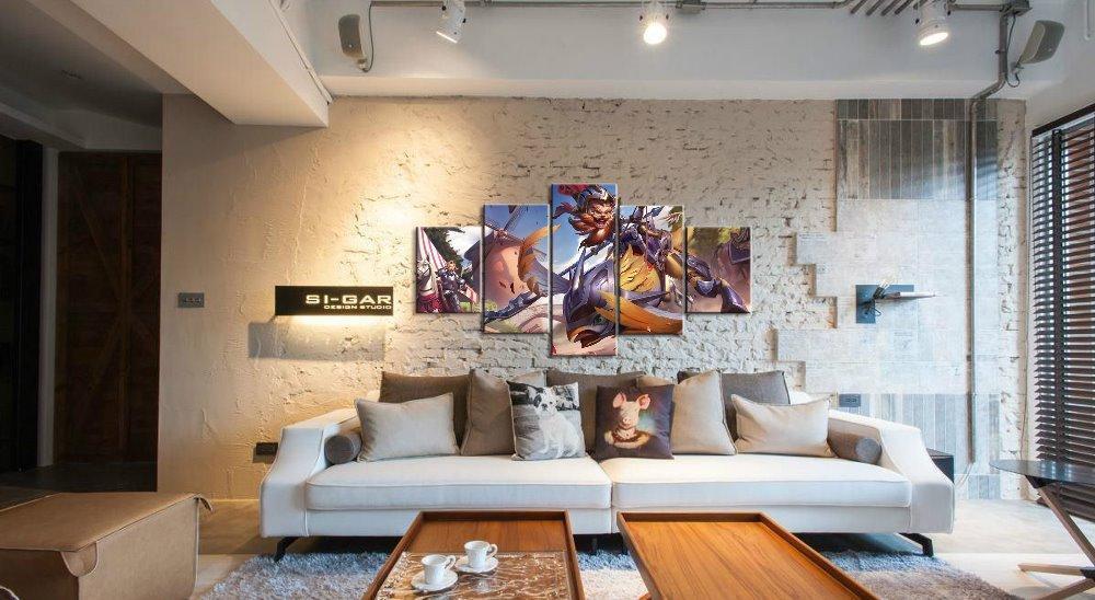 LOL League Of Legends Kled 2 Game Canvas Wall Art