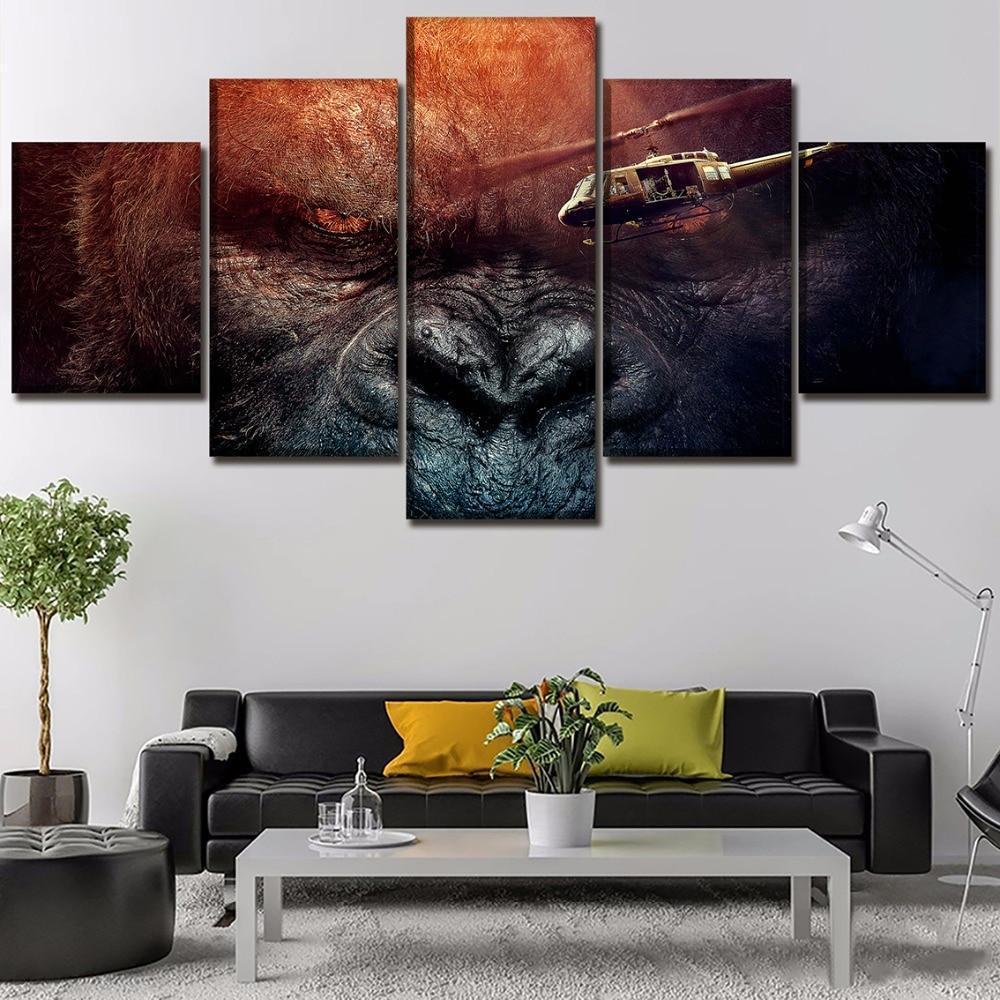 Kong Skull Island  Movie Canvas Wall Art