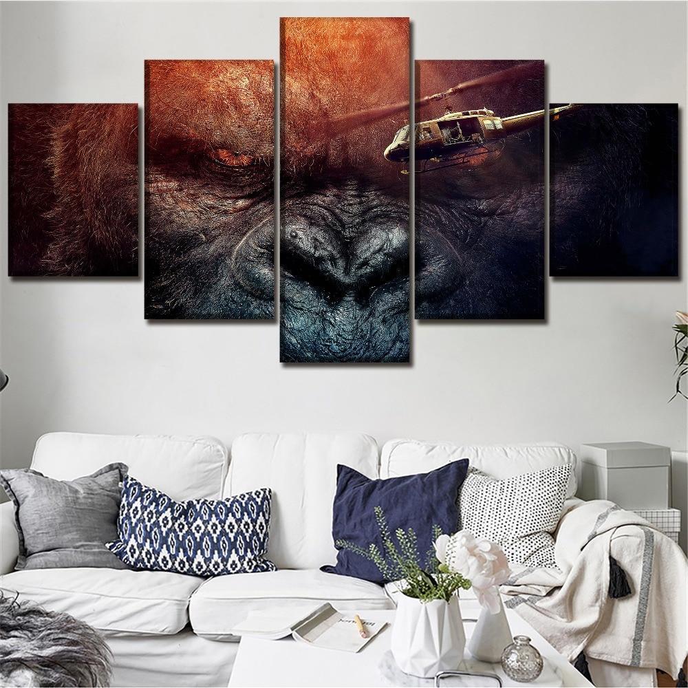 Kong Skull Island  Movie Canvas Wall Art