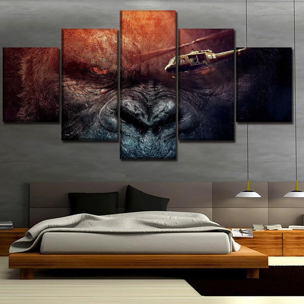 Kong Skull Island  Movie Canvas Wall Art