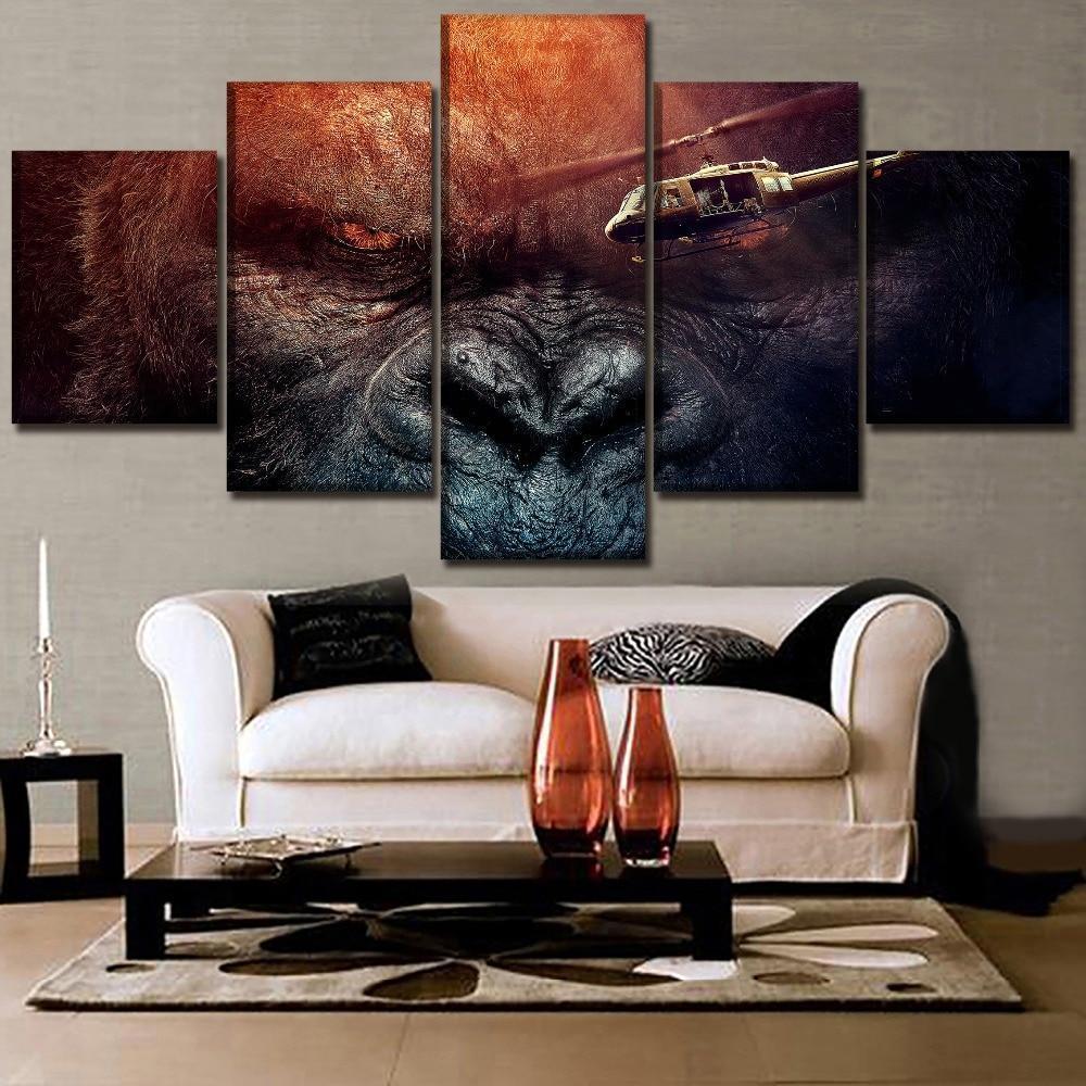 Kong Skull Island  Movie Canvas Wall Art