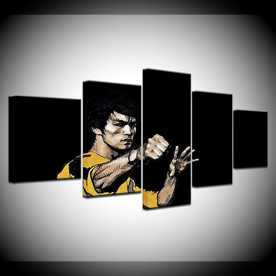 Kung Fu Bruce Lee 2 Celebrity Canvas Wall Art