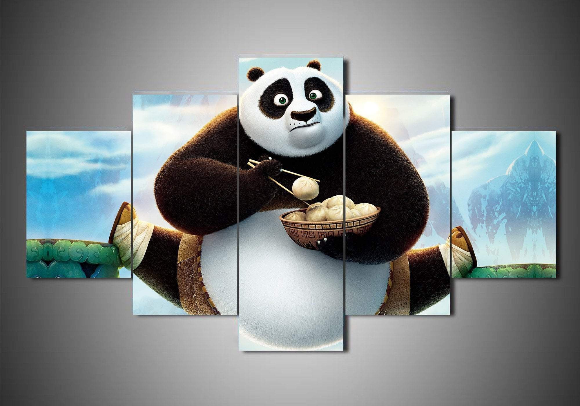 Kungfu Panda 2 Cartoon Canvas Wall Art