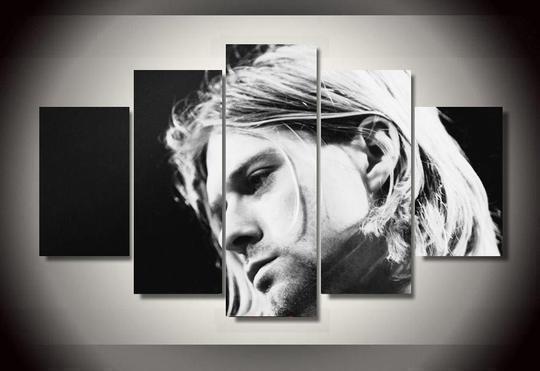 Kurt Cobain Celebrity Canvas Wall Art