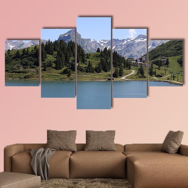 Lake Lucerne In Switzerland Nature Canvas Wall Art
