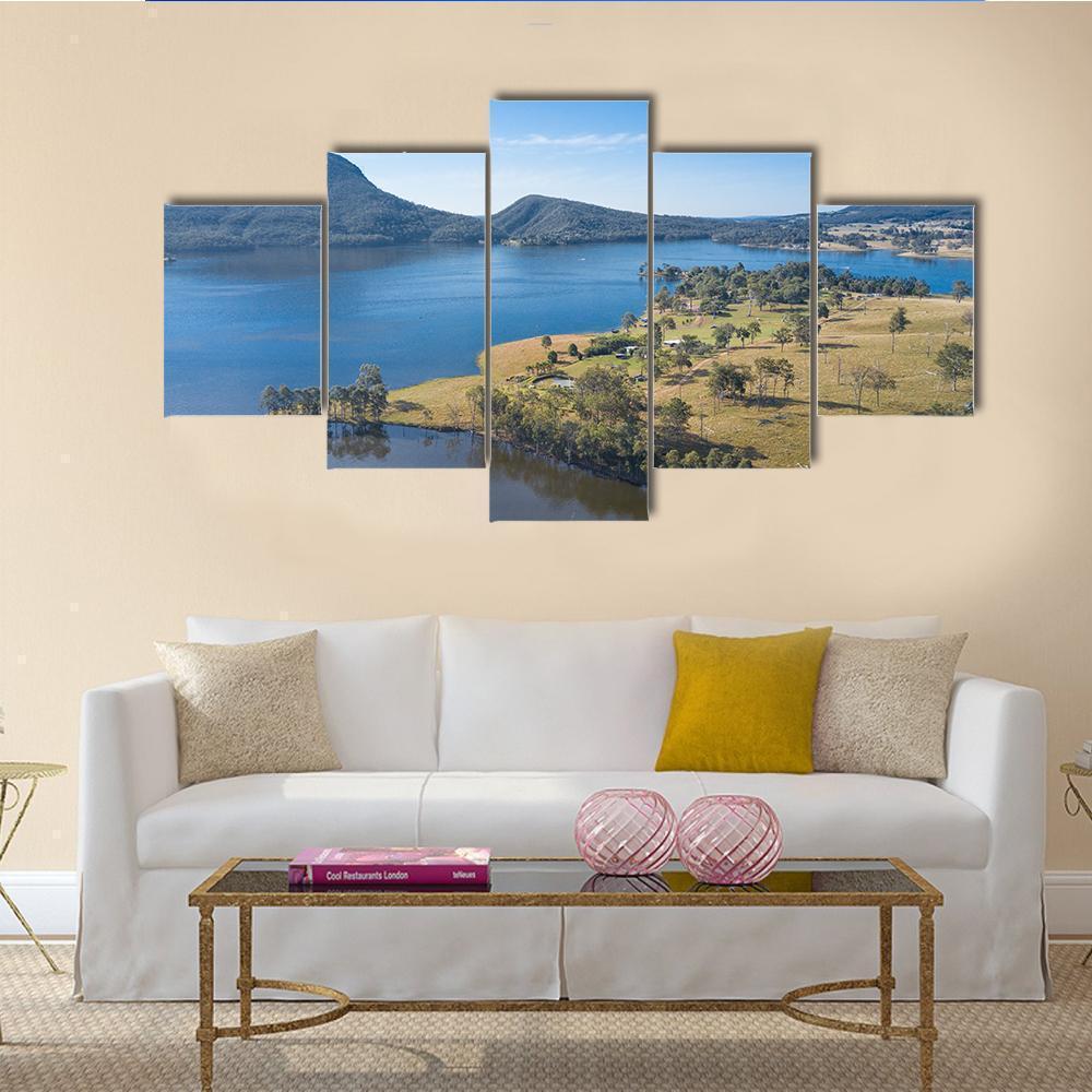 Lake Moogerah On The Scenic Rim In Queensland Nature Canvas Wall Art