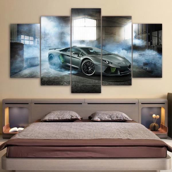 Lamborghini Aventador Car &amp;amp; Motor Canvas Wall Art