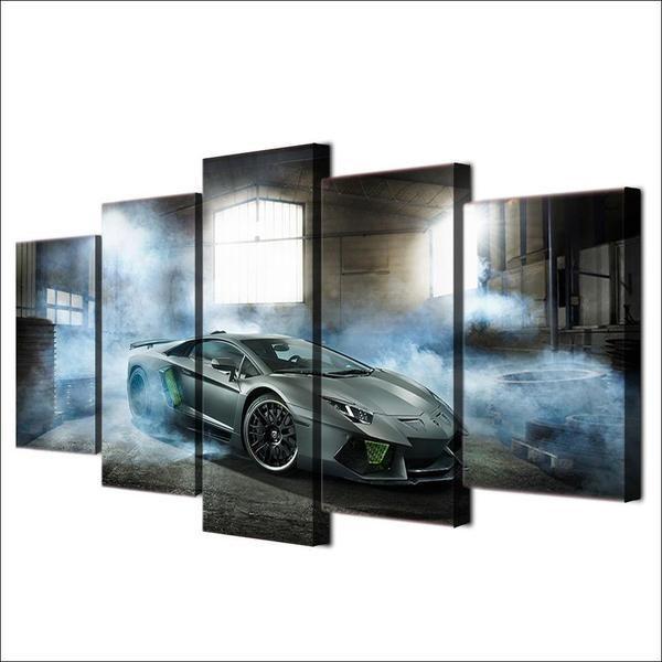 Lamborghini Aventador Car &amp;amp; Motor Canvas Wall Art