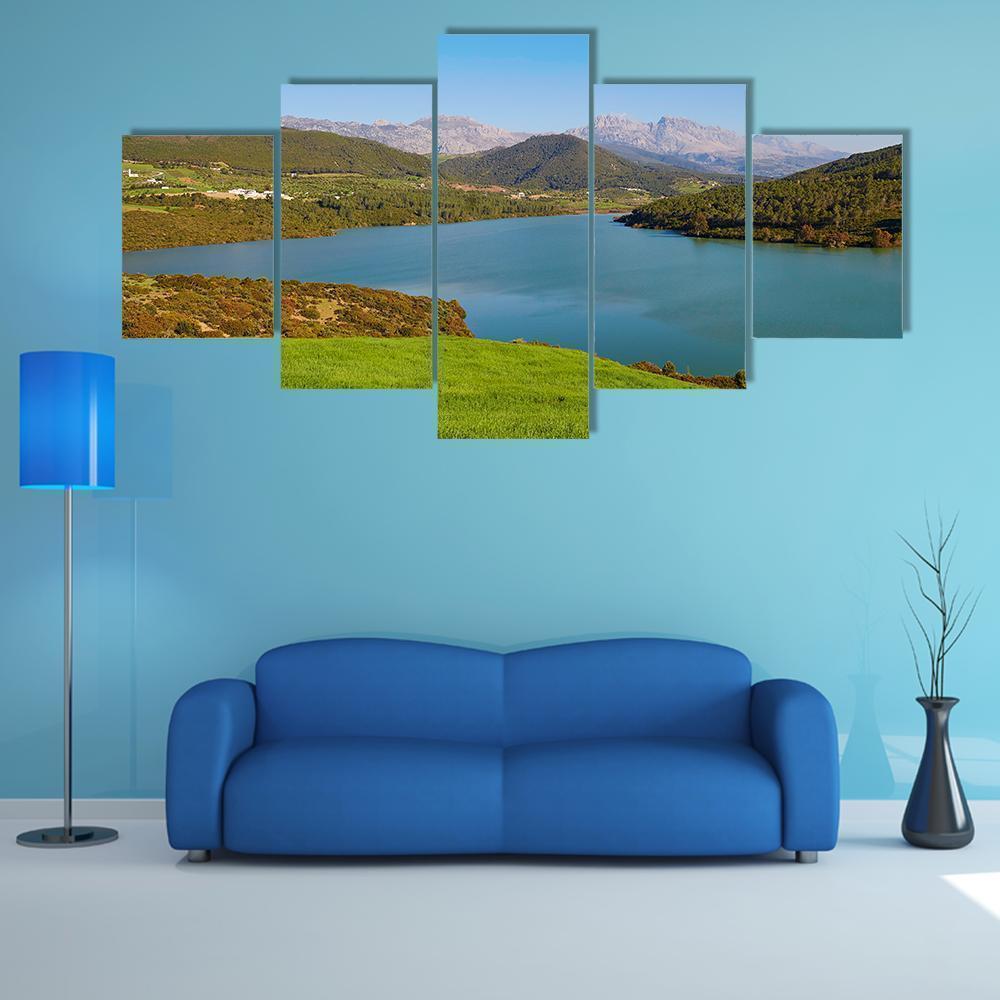 Landscape In Atlas Mountains Nature Canvas Wall Art