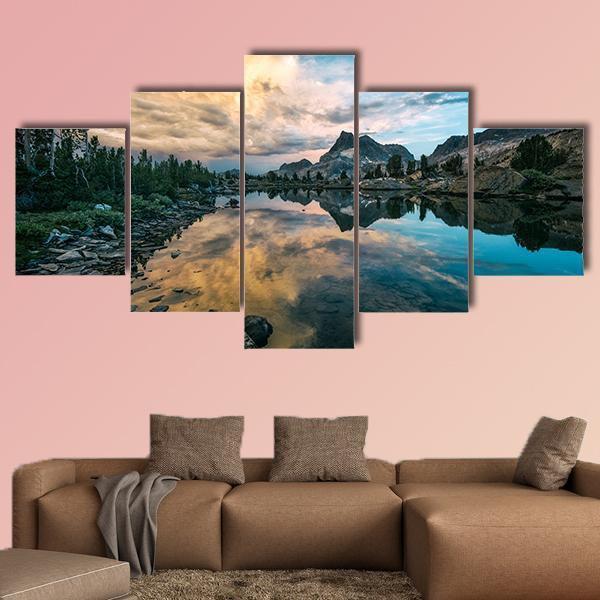 Landscape In The Sierra Nevada Mountains Nature Canvas Wall Art