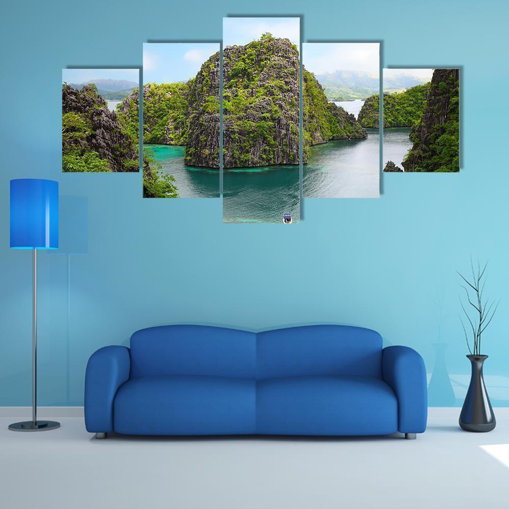 Landscape Of Coron In Philippines Nature Canvas Wall Art