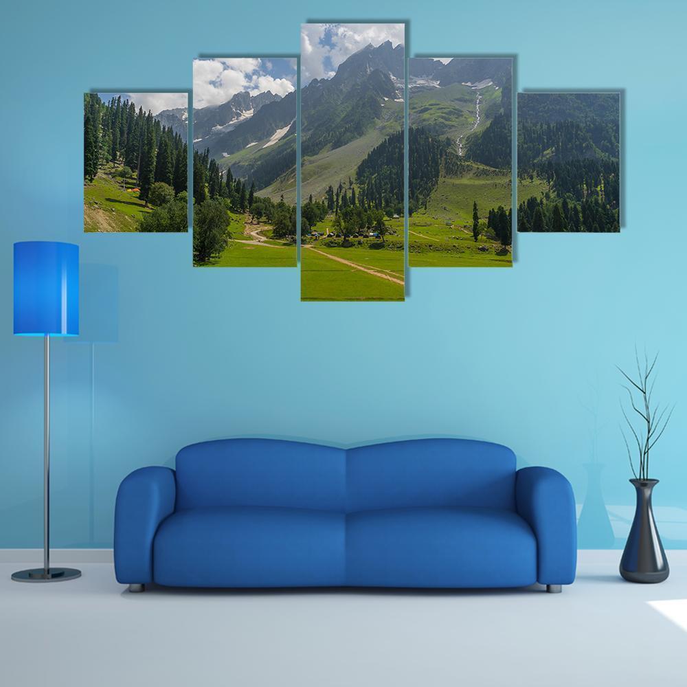 Landscape Of Sonamarg Nature Canvas Wall Art