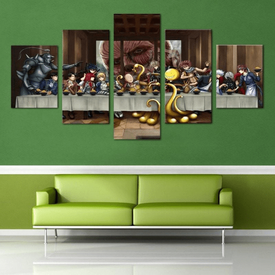 Last Supper: Anime United Anime Canvas Wall Art