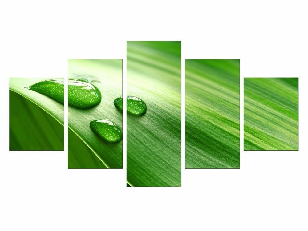 Leaves Of Water Canvas Wall Art