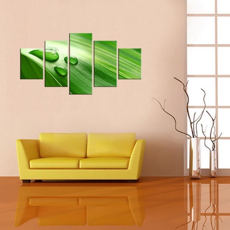 Leaves Of Water Canvas Wall Art