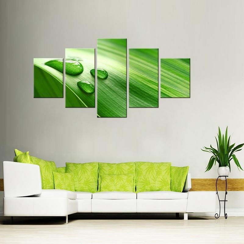 Leaves Of Water Canvas Wall Art