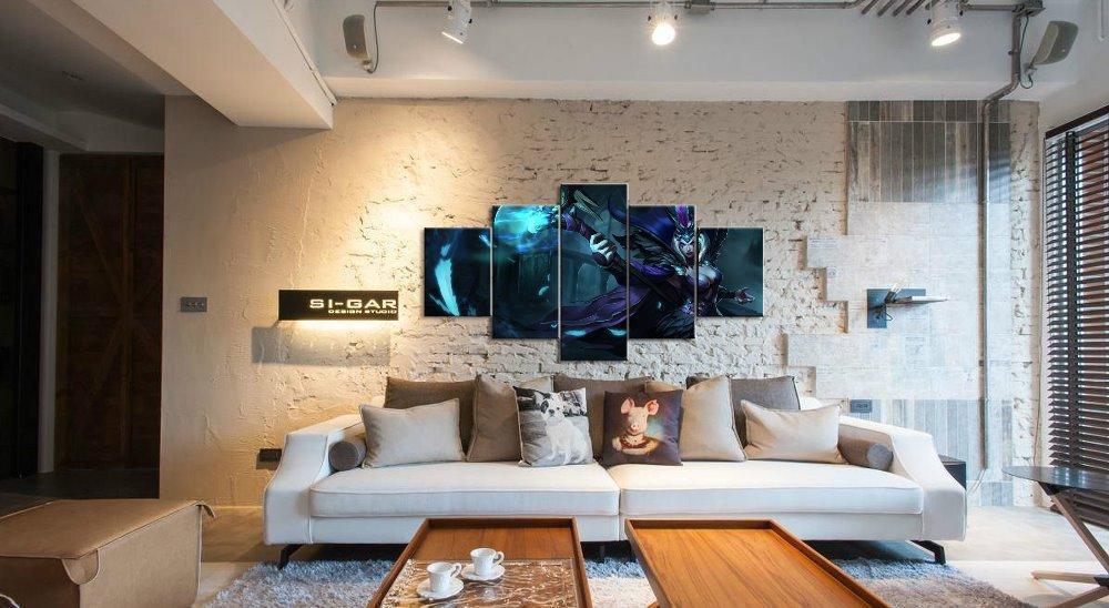LOL League Of Legends LeBlanc Gaming Canvas Wall Art