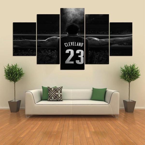 Lebron James Sport And Celebrity Canvas Wall Art
