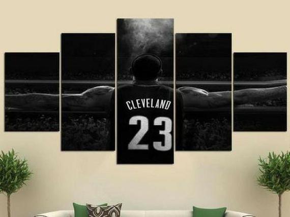 Lebron James Sport And Celebrity Canvas Wall Art