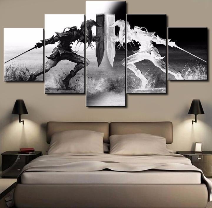 Legend Of Zelda Battle For Light Gaming Canvas Wall Art