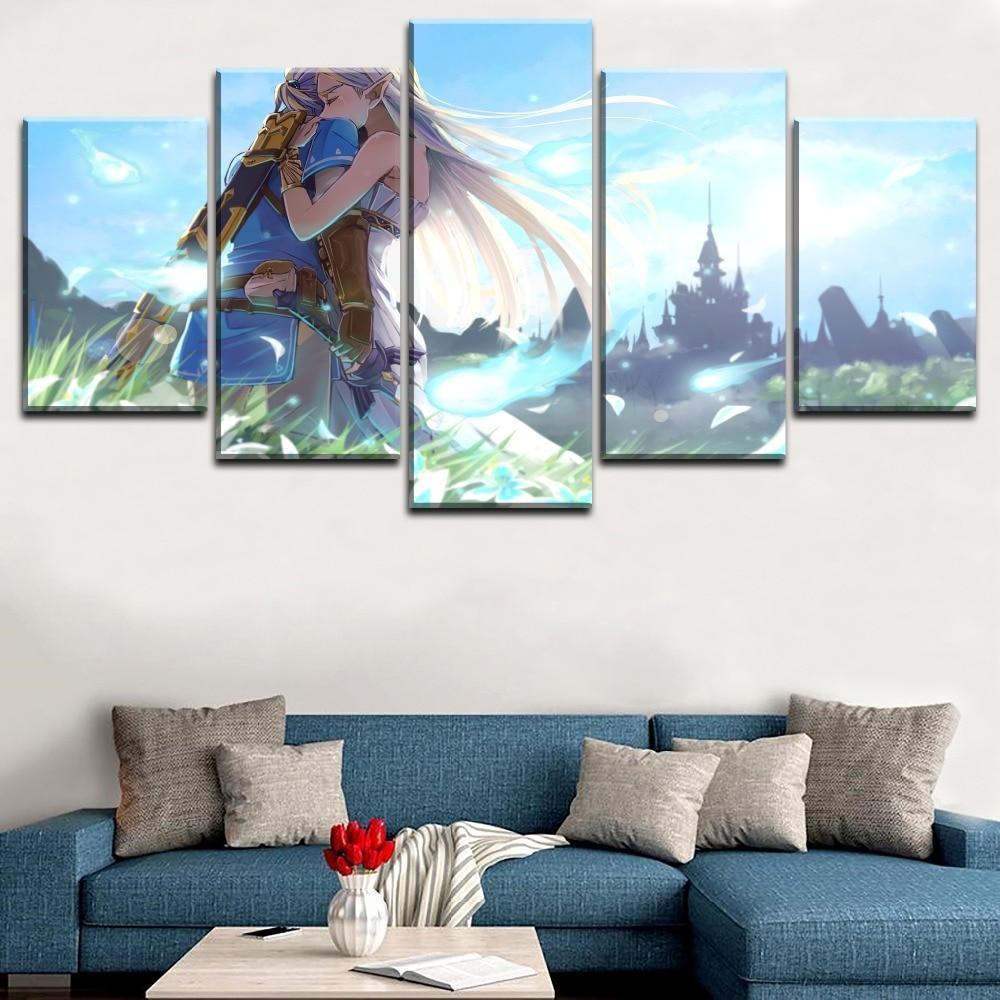 Legend Of Zelda Breath Of The Wild 1 Gaming Canvas Wall Art