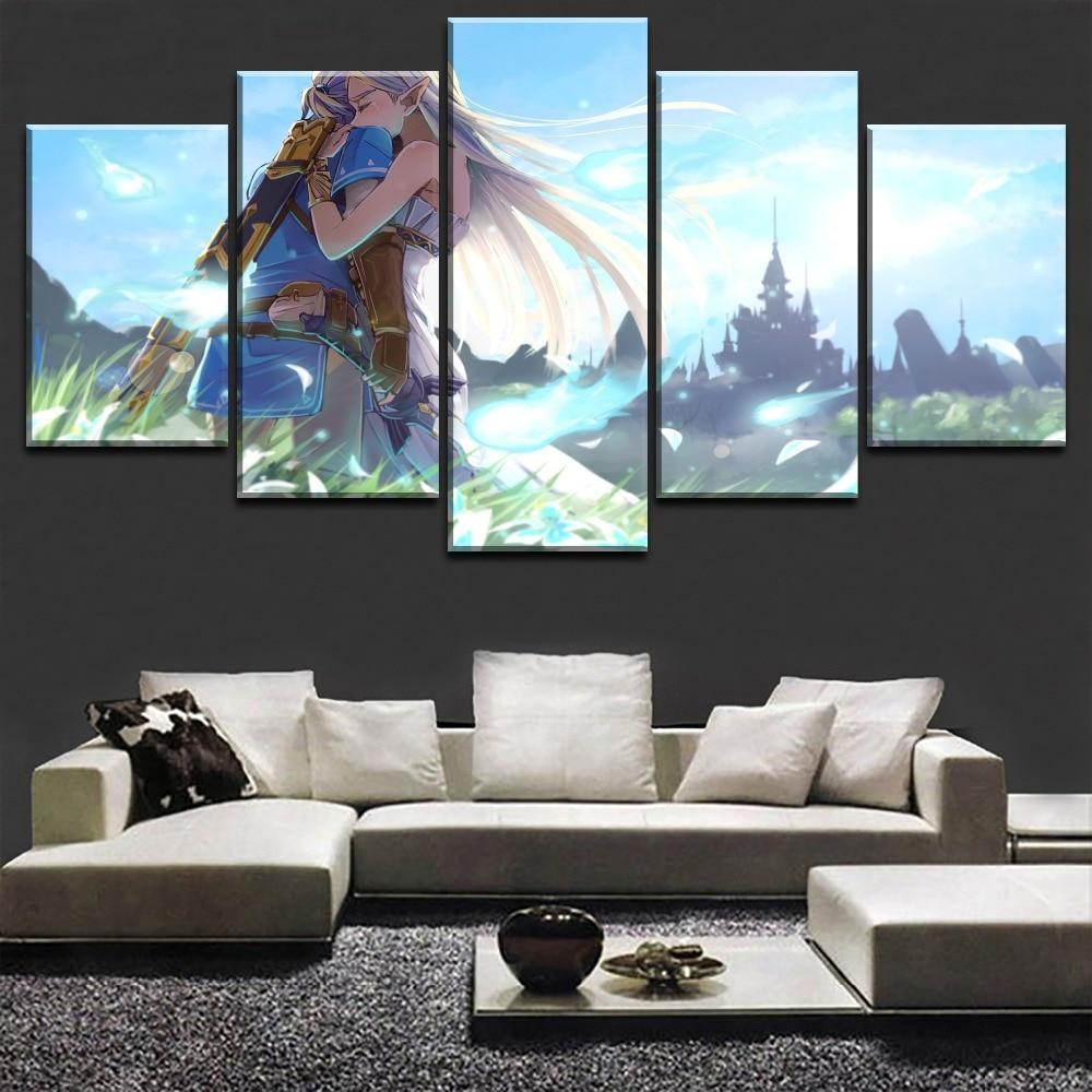 Legend Of Zelda Breath Of The Wild 1 Gaming Canvas Wall Art