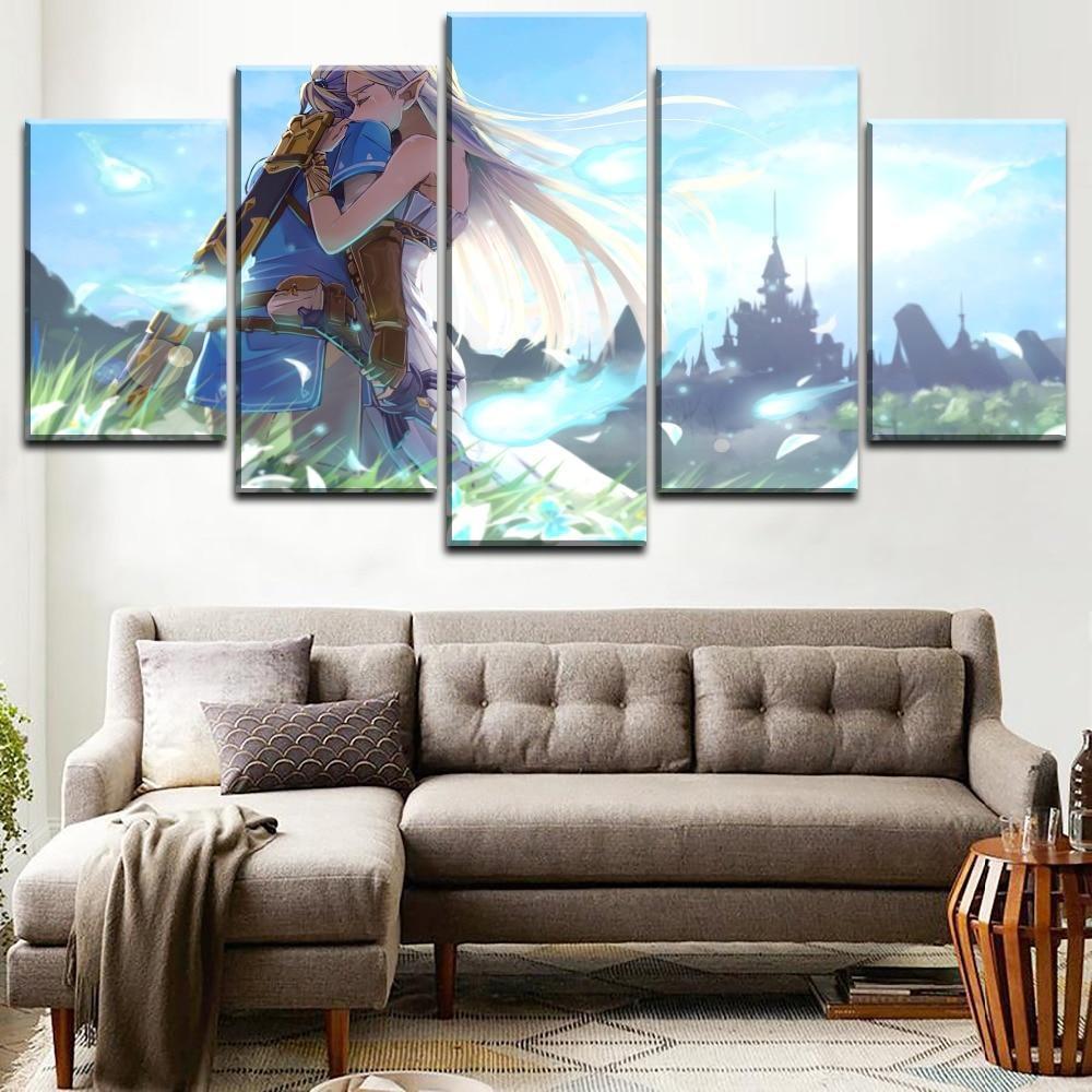 Legend Of Zelda Breath Of The Wild 1 Gaming Canvas Wall Art