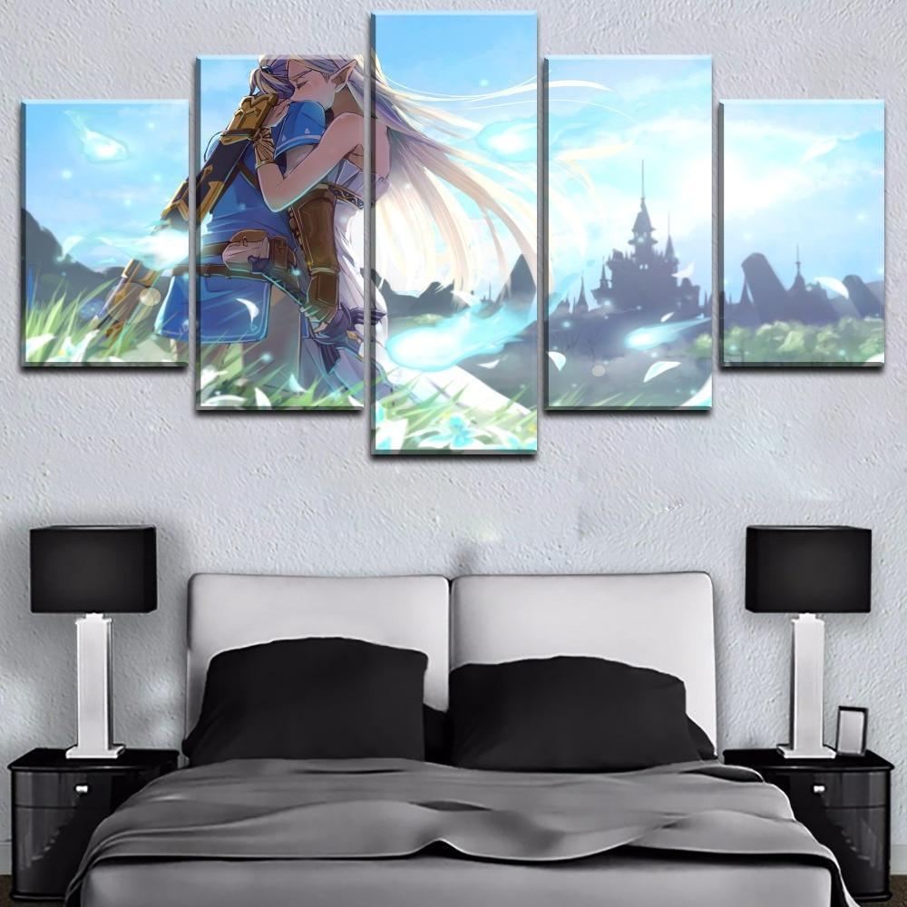 Legend Of Zelda Breath Of The Wild 1 Gaming Canvas Wall Art