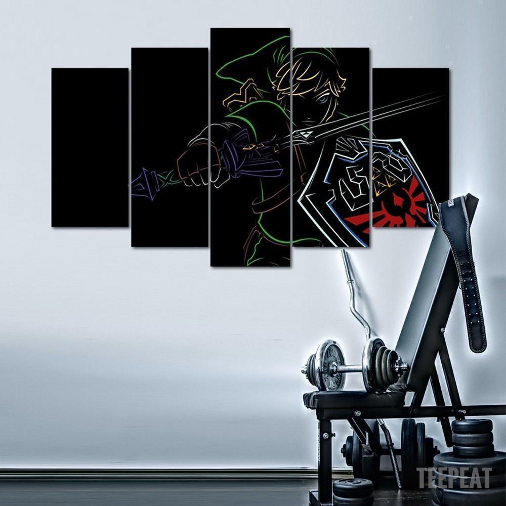 Legend Of Zelda "Fade To Black" Link Gaming Canvas Wall Art