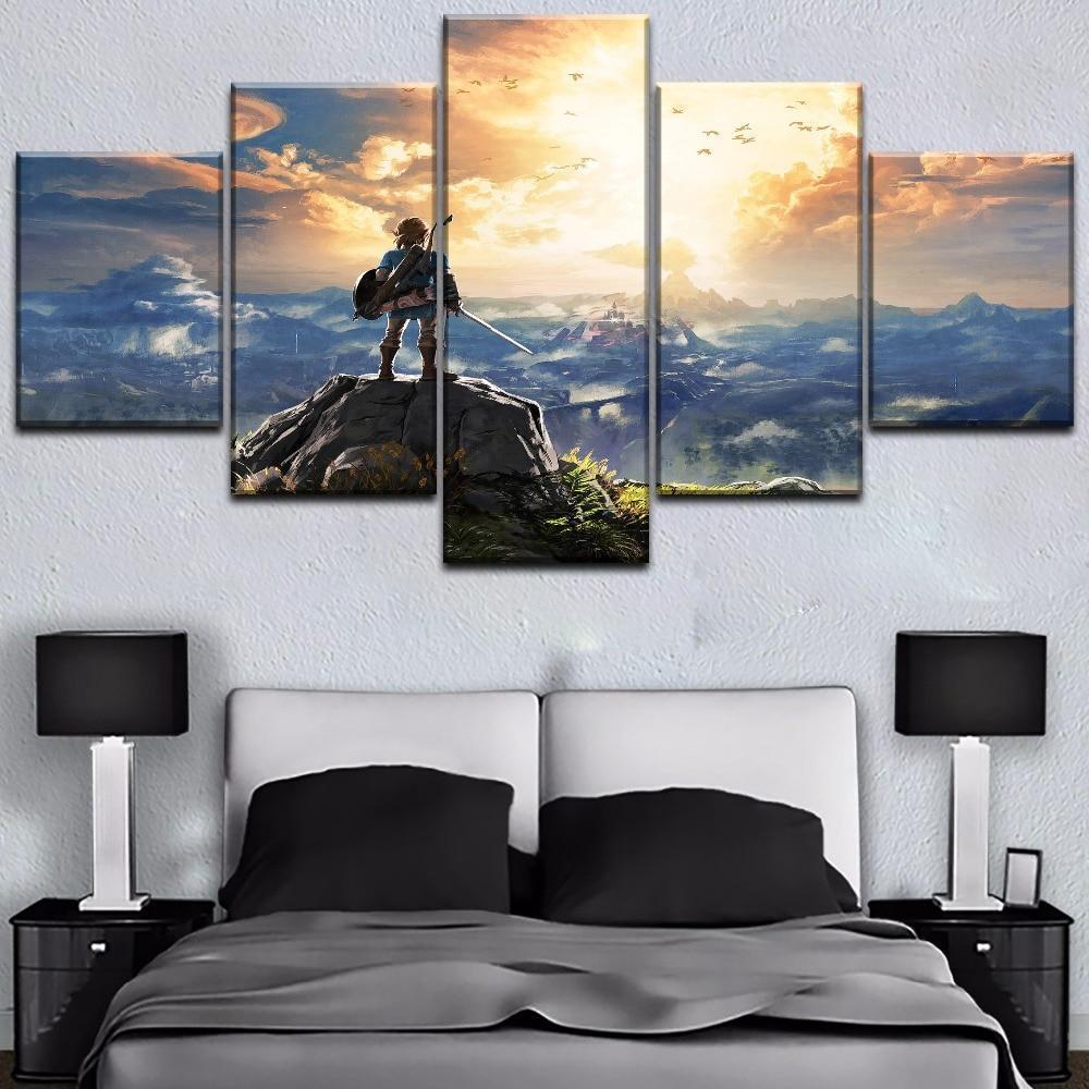 Legend Of Zelda Poster 2 Gaming Canvas Wall Art