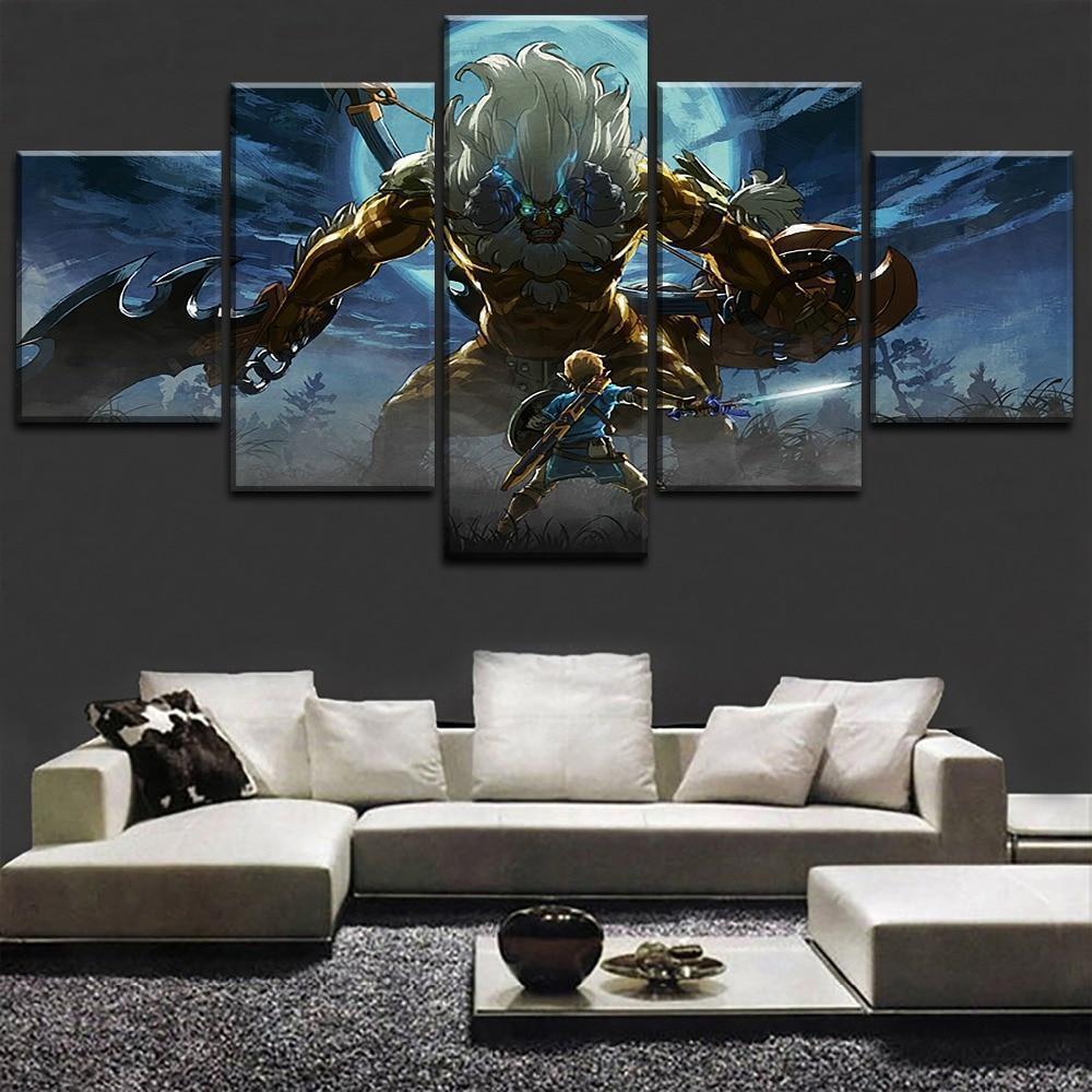 Legend of Zelda Poster 3 Gaming Canvas Wall Art
