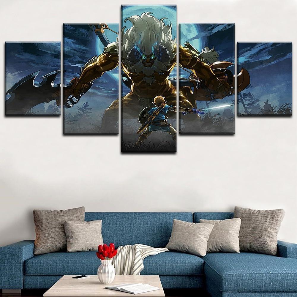 Legend of Zelda Poster 3 Gaming Canvas Wall Art