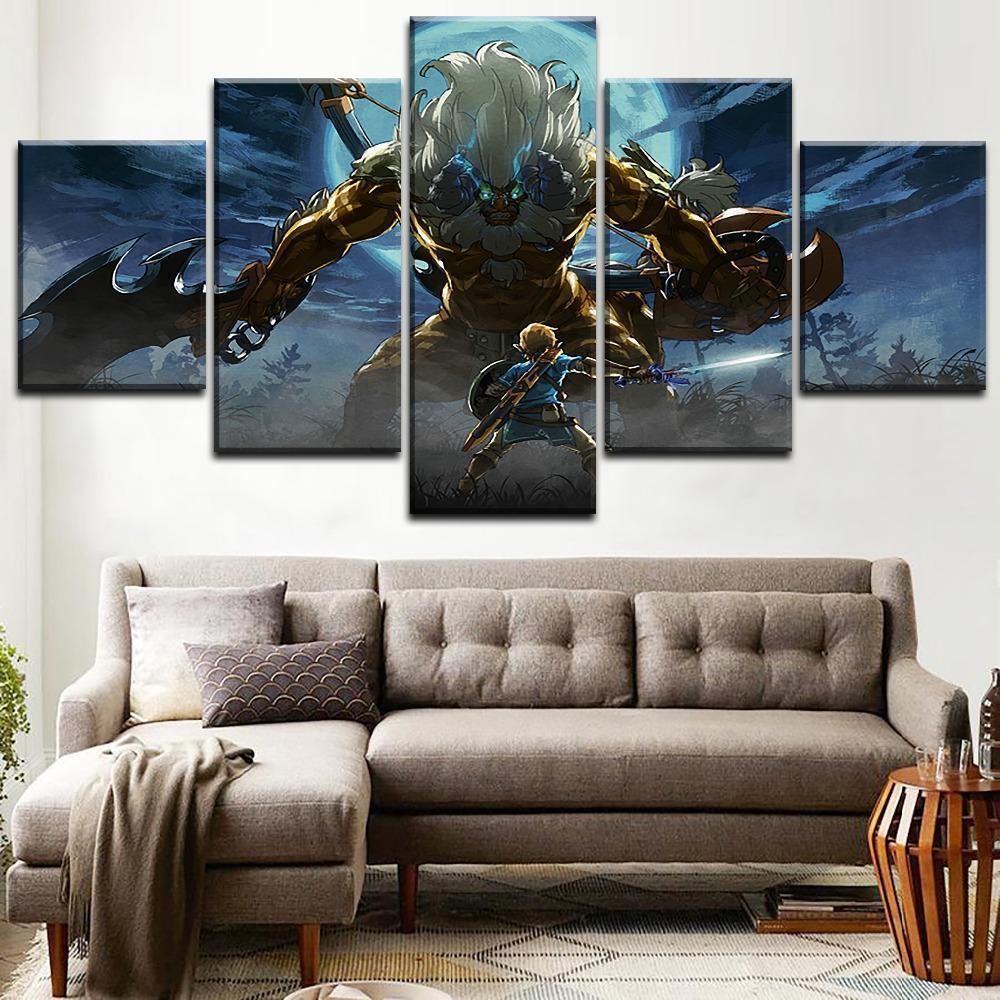 Legend of Zelda Poster 3 Gaming Canvas Wall Art