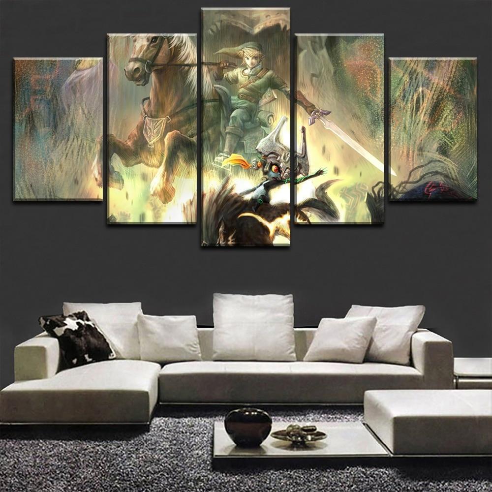 Legend Of Zelda The Wind Waker Gaming Canvas Wall Art