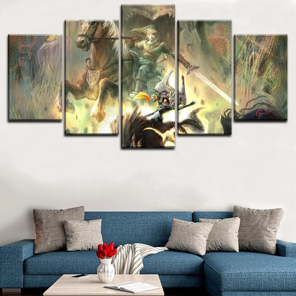 Legend Of Zelda The Wind Waker Gaming Canvas Wall Art
