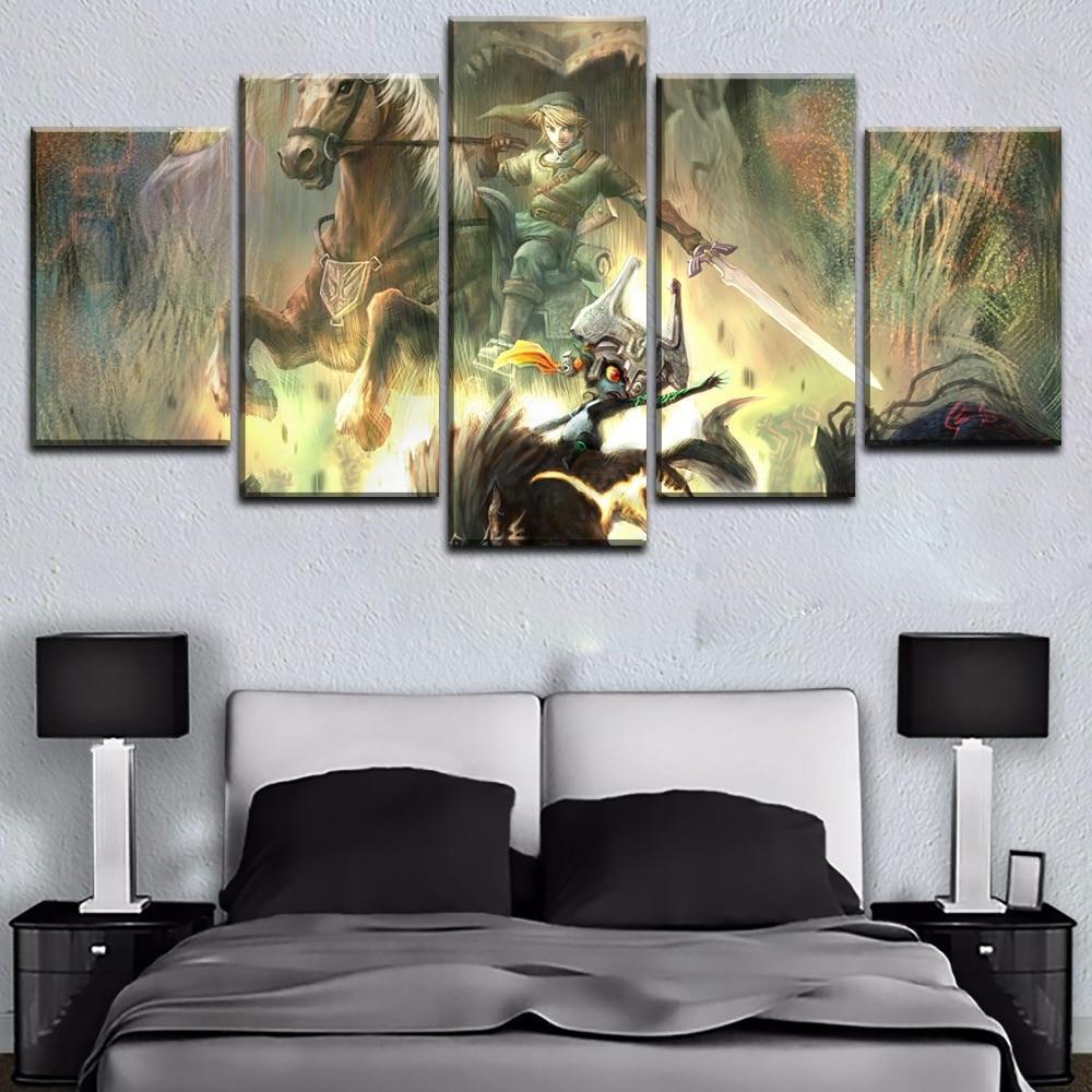 Legend Of Zelda The Wind Waker Gaming Canvas Wall Art