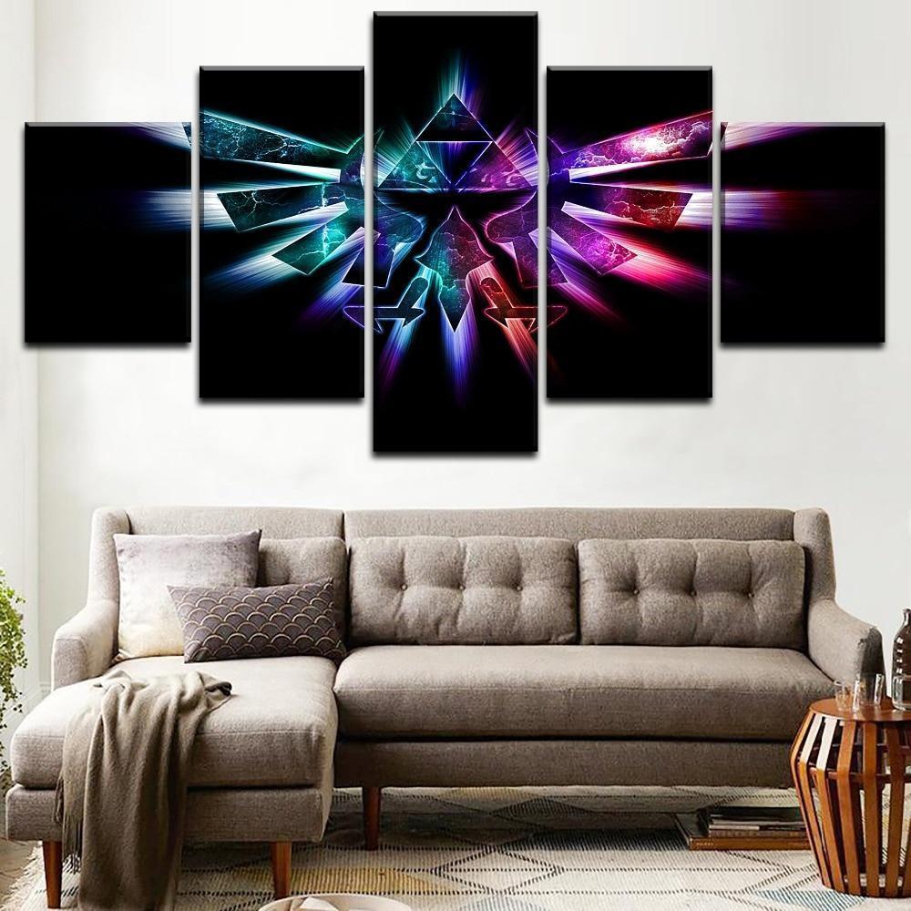 Legend of Zelda Twilight Princess Logo Gaming Canvas Wall Art