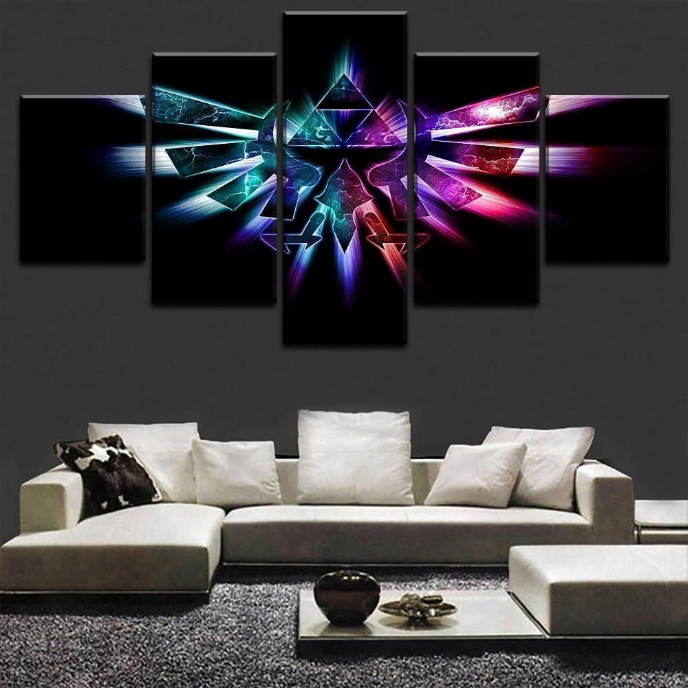Legend of Zelda Twilight Princess Logo Gaming Canvas Wall Art