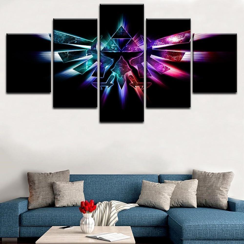Legend of Zelda Twilight Princess Logo Gaming Canvas Wall Art