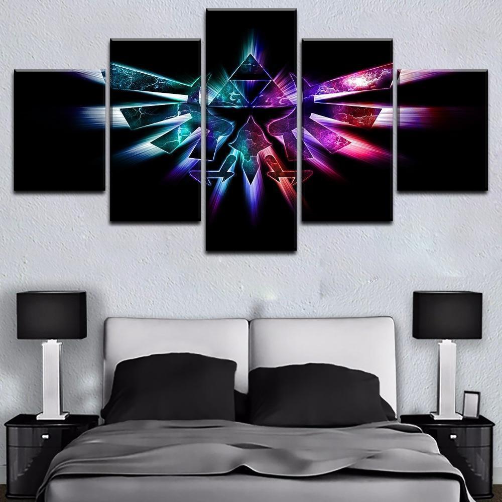 Legend of Zelda Twilight Princess Logo Gaming Canvas Wall Art