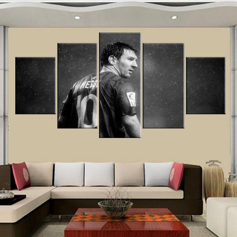 Legendary Messi Soccer Canvas Wall Art