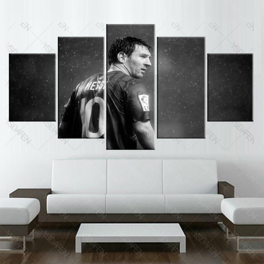 Legendary Messi Soccer Canvas Wall Art