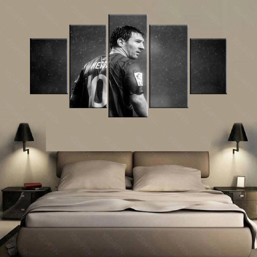 Legendary Messi Soccer Canvas Wall Art