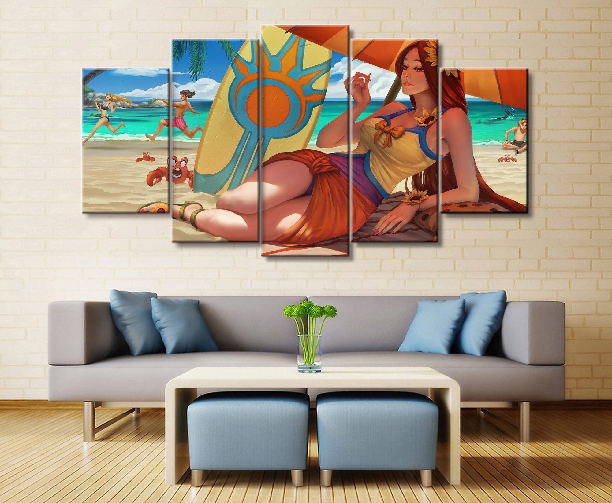 LOL League Of Legends Leona 2 Gaming Canvas Wall Art