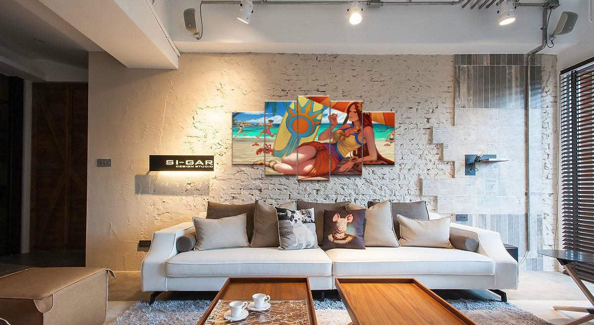 LOL League Of Legends Leona 2 Gaming Canvas Wall Art