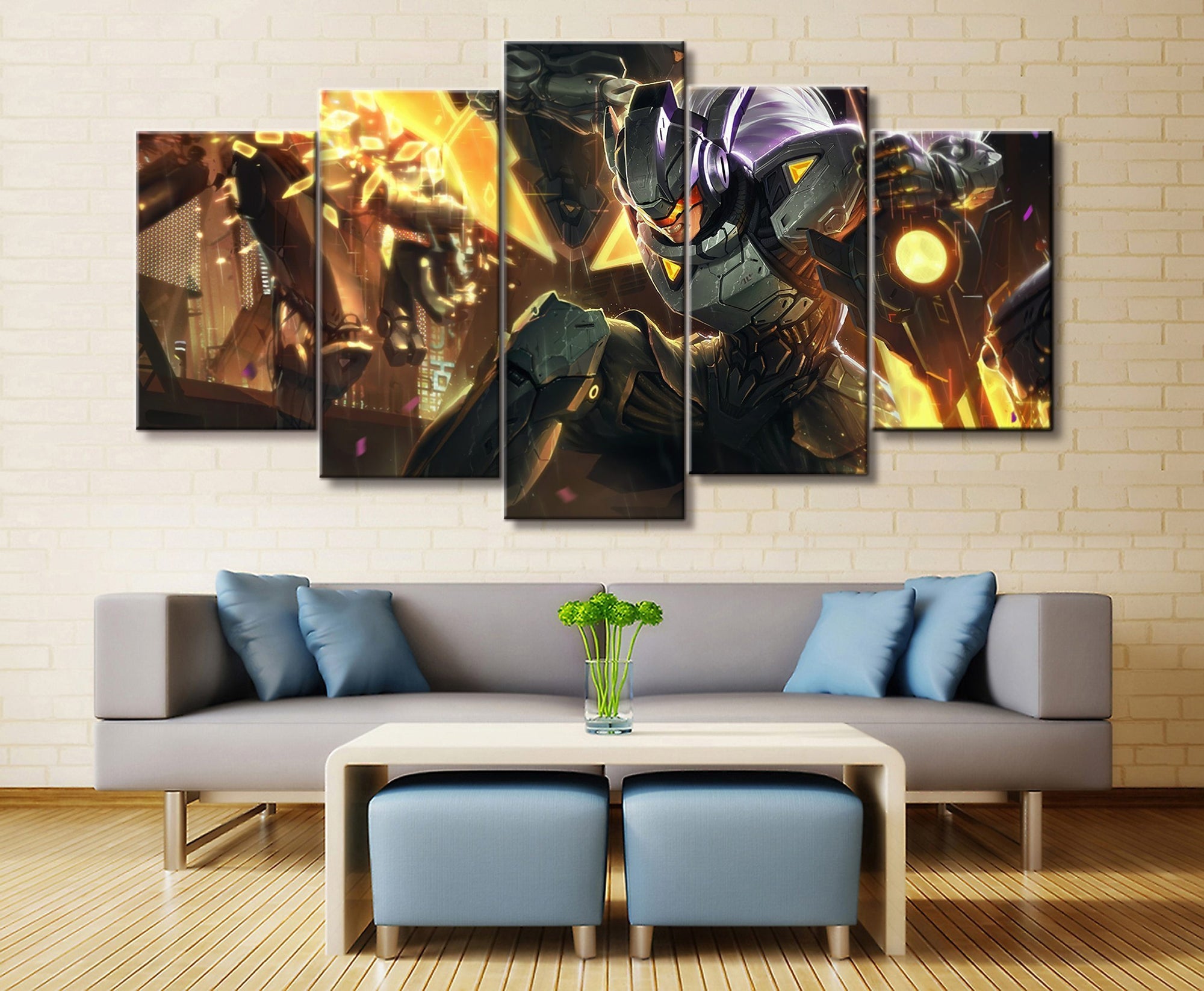 LOL League Of Legends Leona Gaming Canvas Wall Art