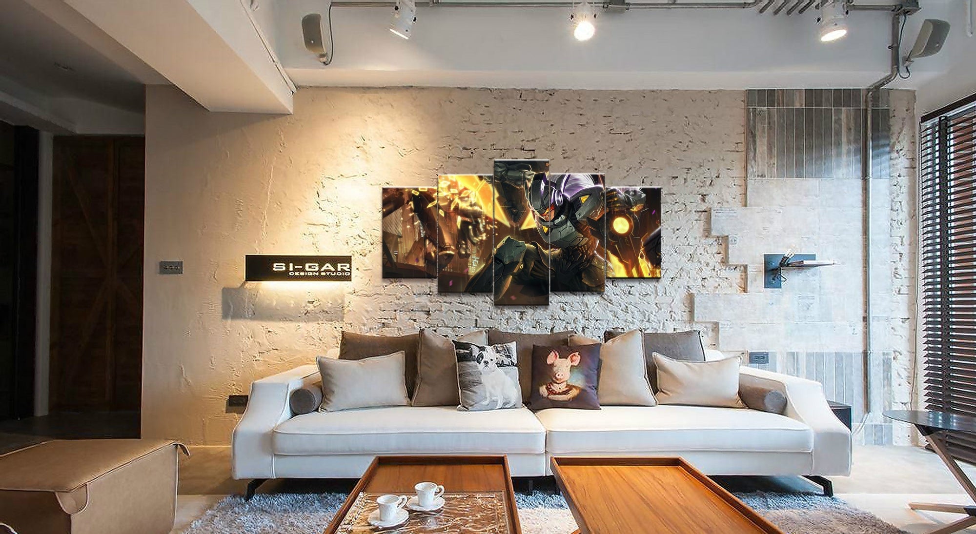 LOL League Of Legends Leona Gaming Canvas Wall Art