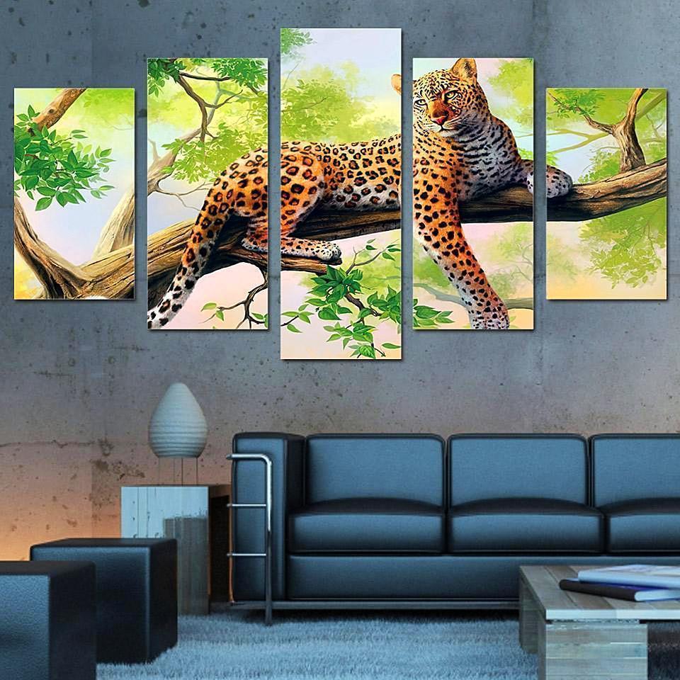 Leopard Queen Animal Canvas Wall Art