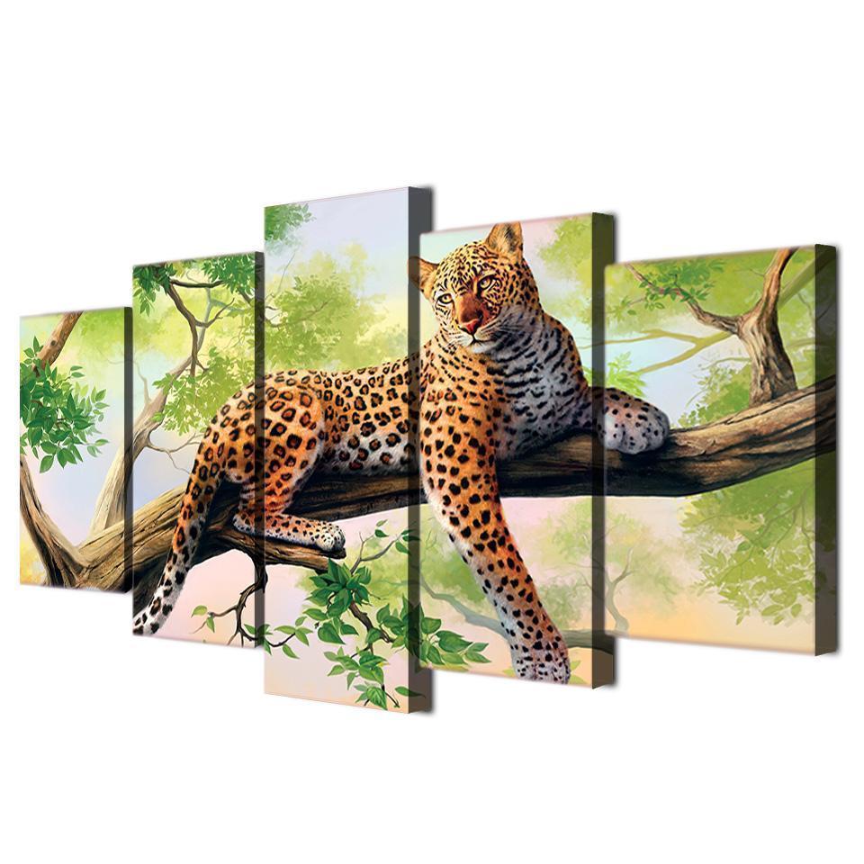 Leopard Queen Animal Canvas Wall Art