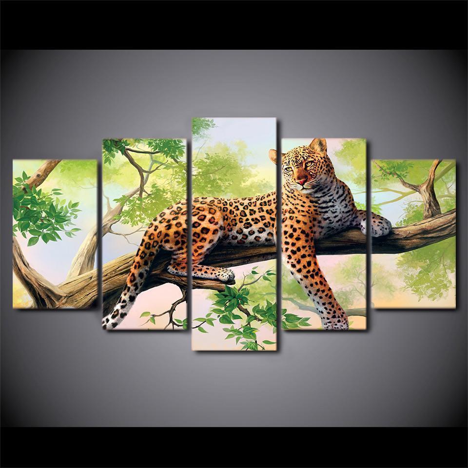Leopard Queen Animal Canvas Wall Art